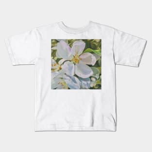 Ensemble - Apple Blossom flower painting Kids T-Shirt
